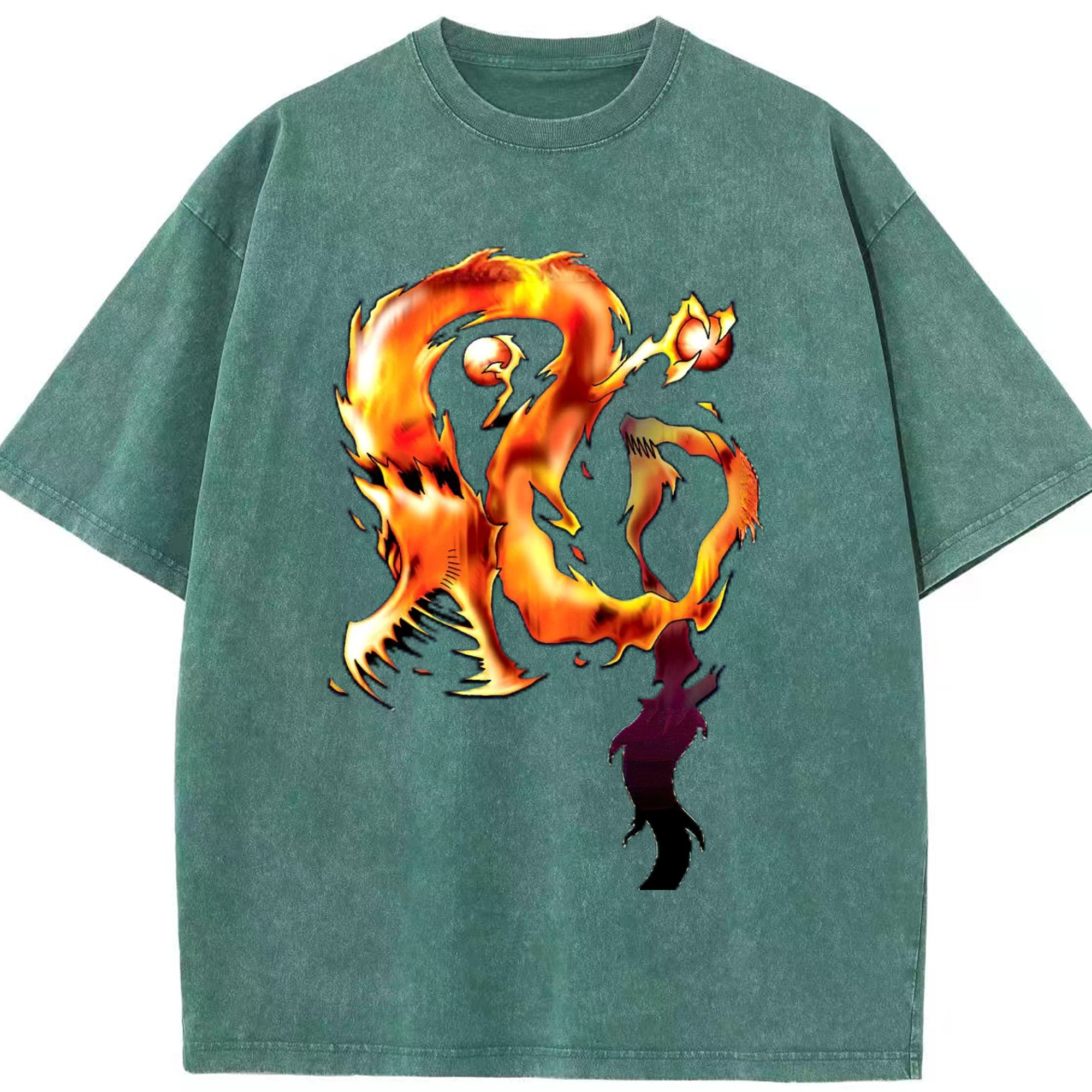 （画像用） 遊☆戯☆王 Yu-Gi-Oh! 綿100% ヴィンテージ風 半袖Tシャツ（フロントプリント）